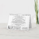 Graduation Cap Silver Glitter Papier Pet Kaart Pri (Achterkant)
