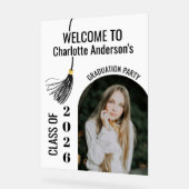 Graduation Cap Tassel  Acryl Bord (Hoek)