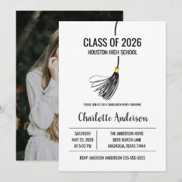 Graduation Cap Tassel Photo Kaart