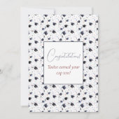 Graduation Cap Toss Groeten Feestdagenkaart (Voorkant)