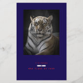 Graduation Cap Toss Red & Navy Grad Party Flyer (Achterkant)