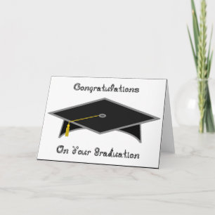 Graduation Cap zwart papier Pet of Kaart afdrukbaa