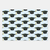 Graduation Caps-Afstuderen Inpakpapier Vel (Voorkant 2)