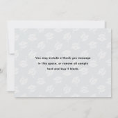 Graduation Caps Photo Thank You Message Cards Kaart (Achterkant)