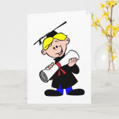Graduation card kaart (Gele Bloem)