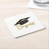 Graduation Celebration Collection Kartonnen Onderzetters (Schuin)