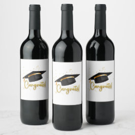 Graduation Celebration Collection Wijn Etiket