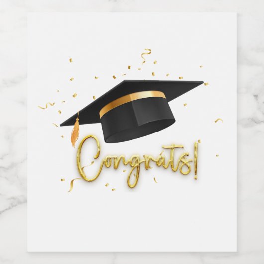 Graduation Celebration Collection Wijn Etiket (Enkel label)