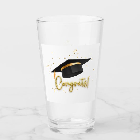 Graduation Celebration Glas (Voorkant)
