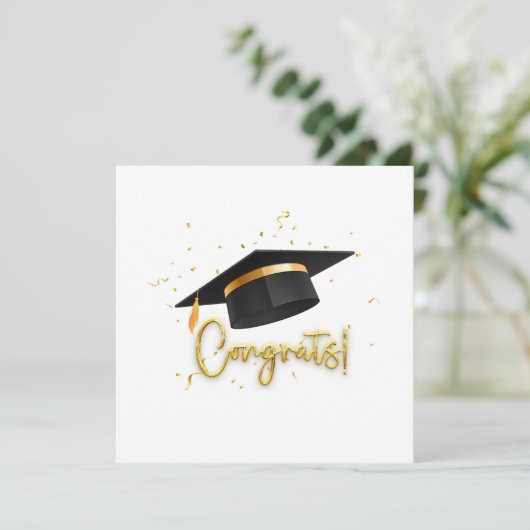 Graduation Celebration Kaart (Staand voorkant)