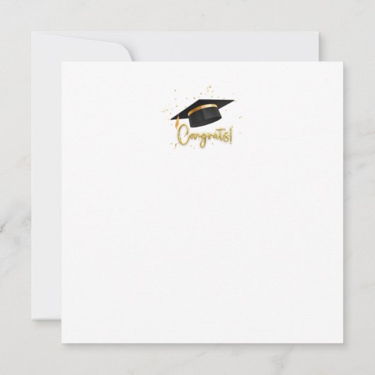 Graduation Celebration Kaart (Achterkant)
