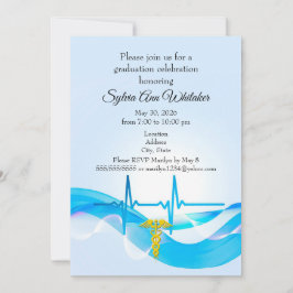 Graduation Celebration Nursing School invitation Aankondiging