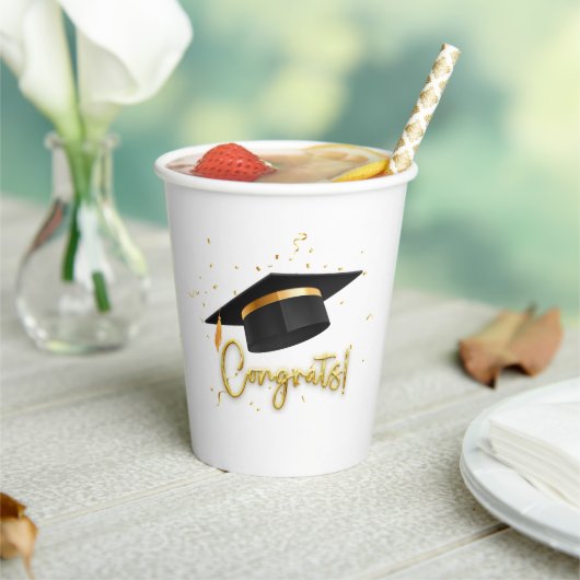 Graduation Celebration Papieren Bekers (Insitu)