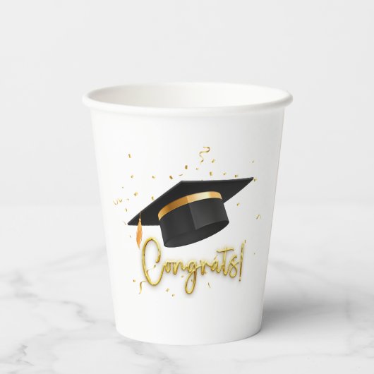 Graduation Celebration Papieren Bekers (Achterkant)