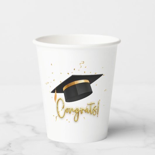 Graduation Celebration Papieren Bekers (Voorkant)