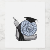 Graduation celebration  wijn etiket (Enkel label)