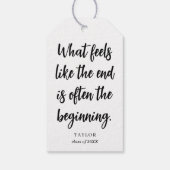 Graduation Centerpiece Grad Party 2026 Decoration  Cadeaulabel (Achterkant)