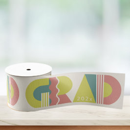 Graduation class of 2026 retro grosgrain ribbon grosgrain lint
