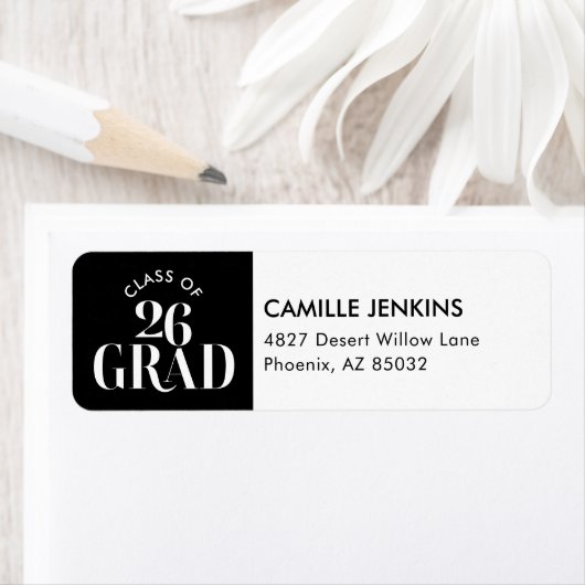 Graduation Class of 2026 Return Address Label (Insitu)