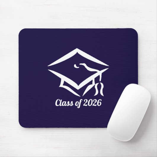 Graduation Class of 20?? NVYWHT Customize Year Muismat (Met muis)