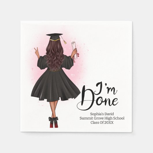 Graduation Class Of Party Servet (Voorkant)