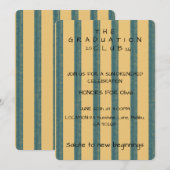 "Graduation Club" uitnodiging Papier Blad (Voorkant / Achterkant)