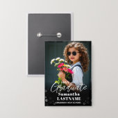 Graduation Commencement Party Selfie Button (Voorkant / Achterkant)