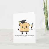 Graduation Congratulations Achievement Toast Funny Kaart (Voorkant)