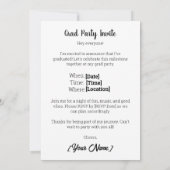 Graduation Congratulations Card - custom Photo Aankondiging (Achterkant)