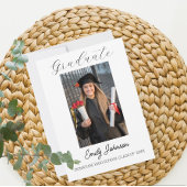 Graduation Congratulations Card - custom Photo Aankondiging