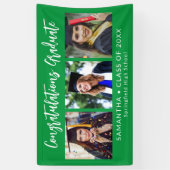 Graduation Congratulations Graduate 3 Photo Green Spandoek (Verticaal)