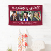 Graduation Congratulations Graduate 3 Photo Maroon Spandoek (Insitu)