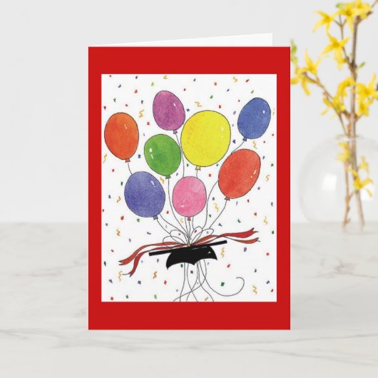 Graduation Congratulations Kaart (Gele Bloem)