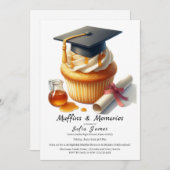 Graduation Cupcake Brunch Celebration Kaart (Voorkant / Achterkant)