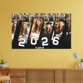  Graduation  Custom Canvas with Photo Collage Afdruk (Insitu (Woonkamer))