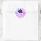 Graduation Diamond Klas van | Envelope Seal Ronde Sticker (Tas)