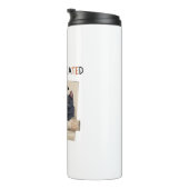 Graduation Funny Cat College Master Degree Phd Thermosbeker (Geroteerd rechts)