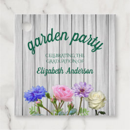 Graduation Garden Party Bedankjes Labels
