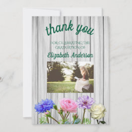 Graduation Garden Party Bedankkaart