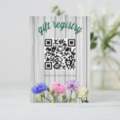 Graduation Garden Party Registry Informatiekaartje (Staand voorkant)