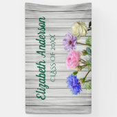 Graduation Garden Party Spandoek (Verticaal)