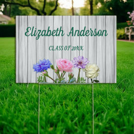 Graduation Garden Party Tuinbord