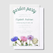 Graduation Garden Party Vellum Uitnodigingen (Offset)