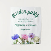 Graduation Garden Party Wandkleed (Voorkant)