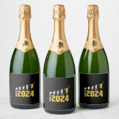 Graduation Gift | Class Of 2024 Sparkling Wijnetiket (Flessen)