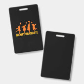 Graduation Gift | Finally Graduate Badge (Voor- en achterkant)