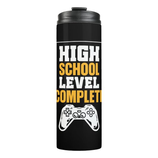 Graduation Gift | High School Level Complete Thermosbeker (Voorkant)