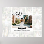 Graduation Guest Signing Grad Photo Keepsake Gift Poster (Voorkant)