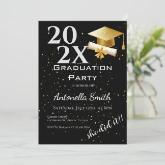 Graduation Invitation Kaart