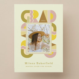 Graduation invitation photo announcement 2026 aankondiging